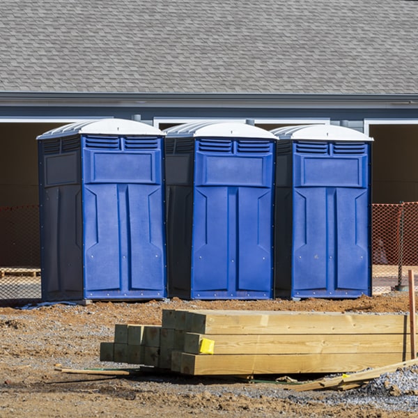 can i customize the exterior of the portable toilets with my event logo or branding in Owatonna